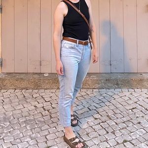 MADEWELL - The Curvy perfect vintage jean (petite)- Fitzgerald wash